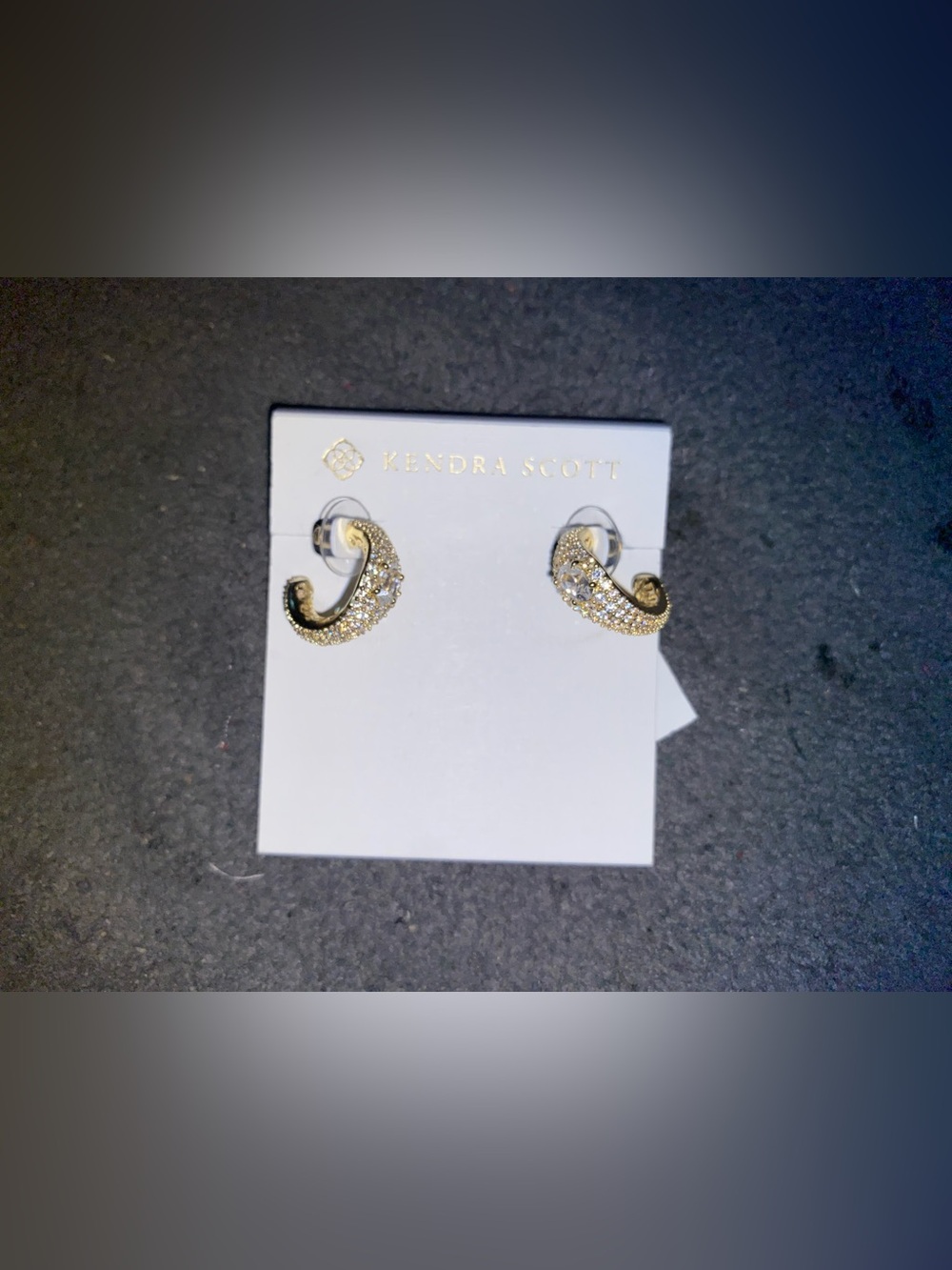 BNWT Kendra Scott Gold Bella Hoop Earrings $98